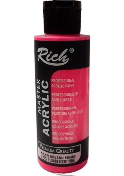 Rich Akrilik Boya Master 120 cc Florasan Pembe 120-796