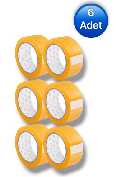 45X100 Metre 6 Adet Koli Bandı