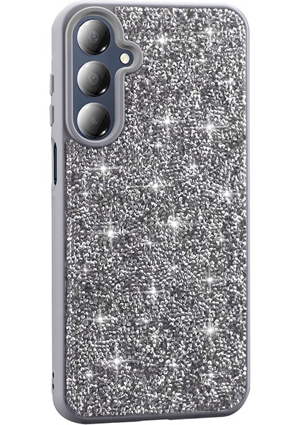 Galaxy A26 Kılıf Parlak Taşlı Tasarım Nxxa Pırlanta Kapak - Pembe