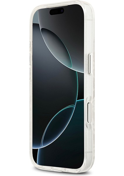 iPhone 17 Pro Kılıf Karl Lagerfeld Lisanslı Parlayan Simli Karl & Choupette Heads Kapak Gri indirimleri