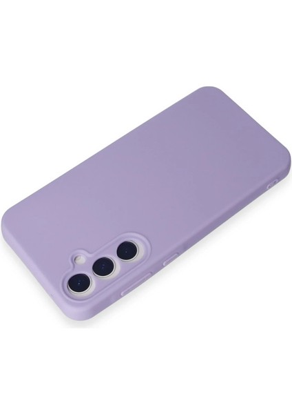 Samsung Galaxy A55 5g Kılıf Nano Içi Kadife Silikon - LILA-(5796) - N792J468-M07792 modelleri