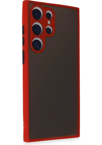 Samsung Galaxy S24 Ultra Kılıf Montreal Silikon Kapak - KIRMIZI-(5796) - N296J757-M19296 fiyatları