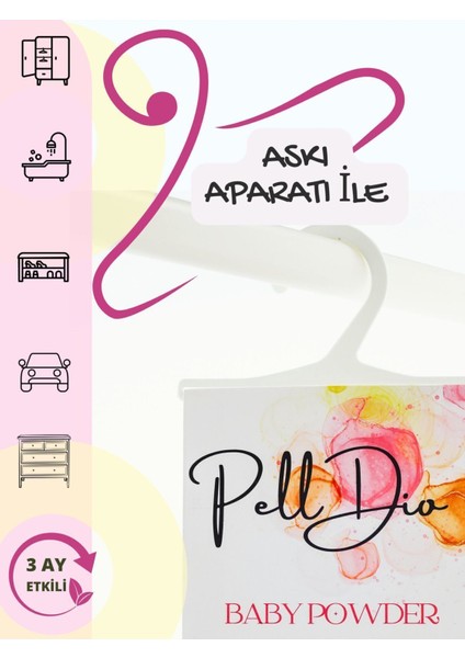 3'lü Bebek Pudrası Dolap Ayakkabılık ve Çekmece Parfümlü Kese Kokusu Oda Koku Kesesi fırsatları