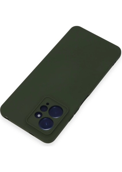 Xiaomi Redmi Note 12 4g Kılıf Nano Içi Kadife Silikon - Koyu YEŞIL-(5796) - N650J709-M69650 modelleri