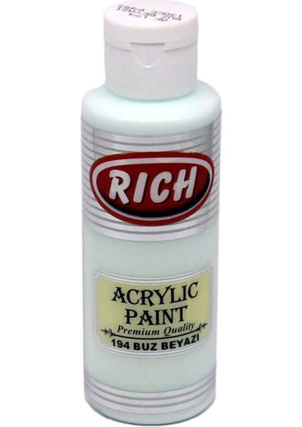 Rich Akrilik Boya Master 120 cc Buz Beyazı 194
