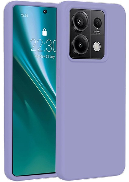 Xiaomi Redmi Note 13 Pro 5g Kılıf First Silikon - LILA-(5796) - N984J567-M67984