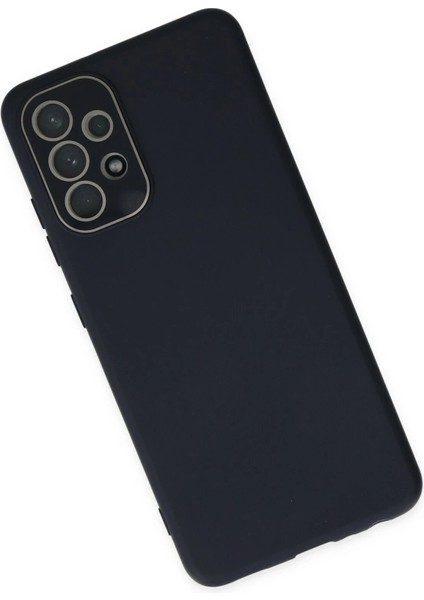 Samsung Galaxy A53 5g Kılıf Lansman Glass Kapak - LACIVERT-(5796) - N850J933-M76850 modelleri