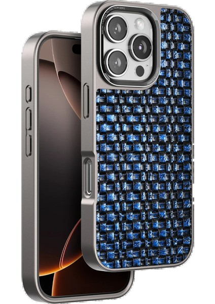 iPhone 16 Pro Brand Kapak - LACIVERT-(5796) - N681J889-M02681