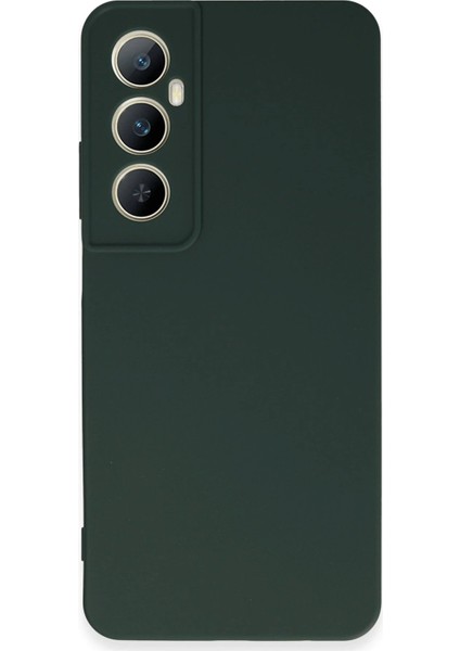 Realme C65 Kılıf First Silikon - Koyu YEŞIL-(5796) - N125J007-M21125