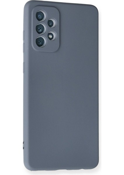 Samsung Galaxy A72 Kılıf Nano Içi Kadife Silikon - GRI-(5796) - N828J558-M29828 fiyatları