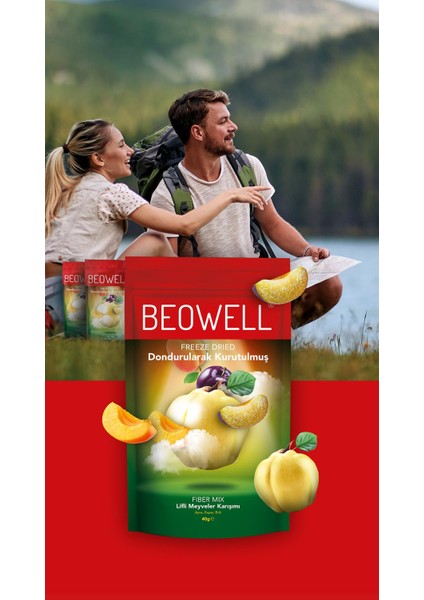 Fiber Mix – Freeze Dried Dondurularak Kurutulmuş Lif Zengini Meyve Karışımı 40G