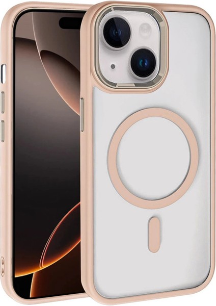 Apple iPhone 14 Terea Magsafe Kapak - GOLD-(5796) - N840J546-M85840