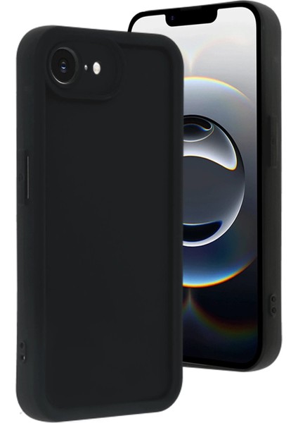 iPhone 16E Kılıf Viera Silikon - SIYAH-(5796) - N699J071-M34699