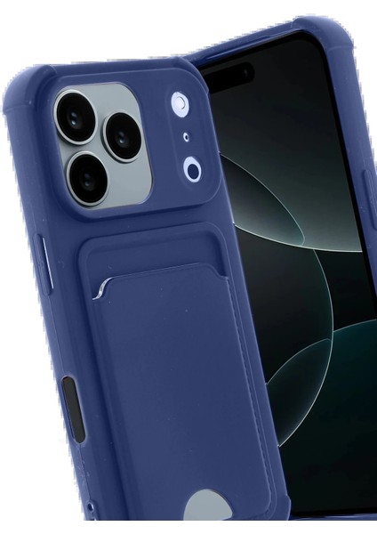 Apple iPhone 17 Pro Kelvin Kartvizitli Silikon - LACIVERT-(5796) - N711J364-M90711 fiyatları