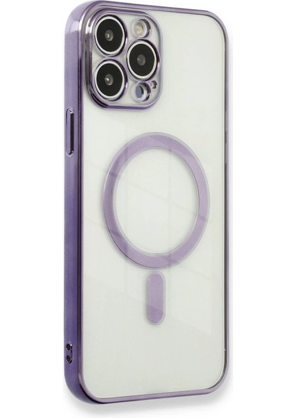 iPhone 13 Pro Max Kılıf Magneticsafe Lazer Silikon - MOR-(5796) - N926J008-M87926