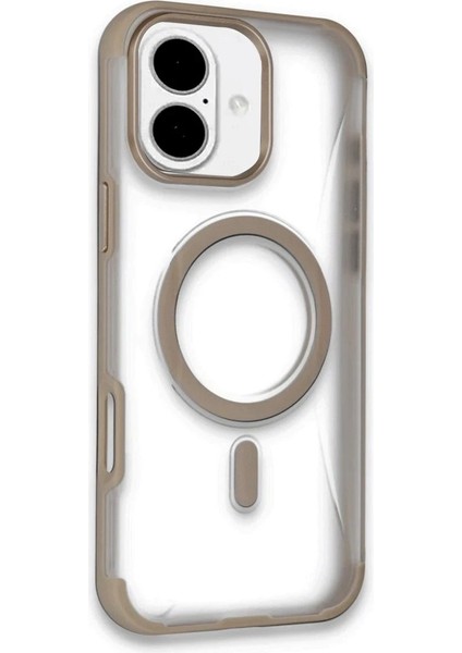 iPhone 16 Hilton Magsafe Kapak - GOLD-(5796) - N711J855-M00711