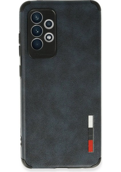 Samsung Galaxy A72 Kılıf Loop Deri Silikon - LACIVERT-(5796) - N481J058-M68481