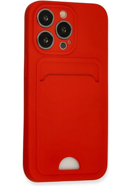 iPhone 13 Pro Kılıf Kelvin Kartvizitli Silikon - KIRMIZI-(5796) - N495J568-M77495 fiyatları