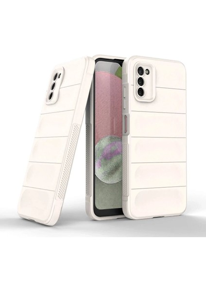 Samsung Galaxy A03S Kılıf Optimum Silikon - KREM-(5796) - N966J434-M07966 fiyatları