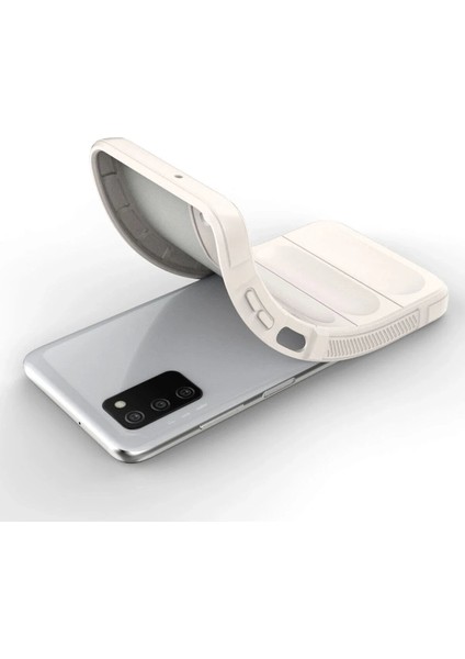 Samsung Galaxy A03S Kılıf Optimum Silikon - KREM-(5796) - N966J434-M07966 fırsatları