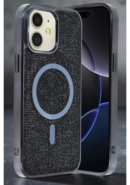 Apple iPhone 11 Helen Magsafe Kapak - SIYAH-(5796) - N859J969-M25859