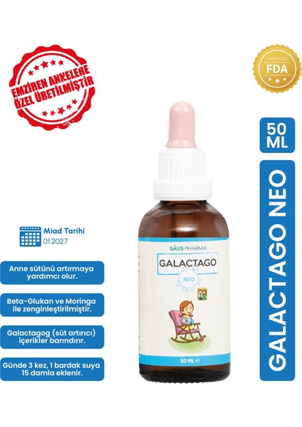 Neo 50 ml Anne Sütü Arttırıcı