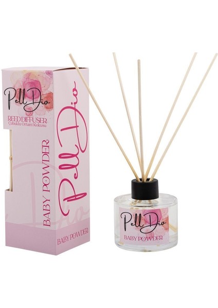 Bebek Pudrası Bambu Çubuklu Ortam Ev Oda Salon Koku Kokusu ve Oda Parfümü 120 ml fırsatları