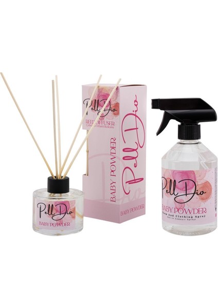Bebek Pudrası Bambu Çubuklu Ortam Ev Oda Salon Koku Kokusu ve Oda Parfümü 120 ml indirimleri