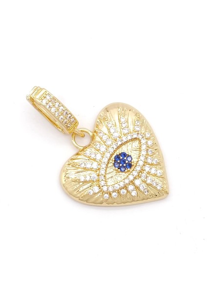 Ajda Charm Çelik Altın Kaplama Kadın Göz Kalpli MODEL-CHR-115 modelleri