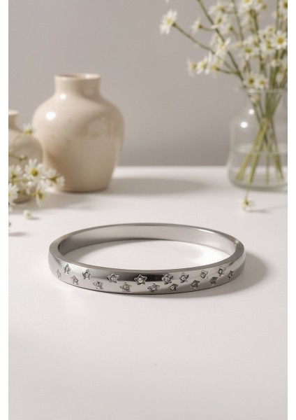 Kadın Paslanmaz Ayarlanabilir Kelepçe 316L Kararmayan | Yusso