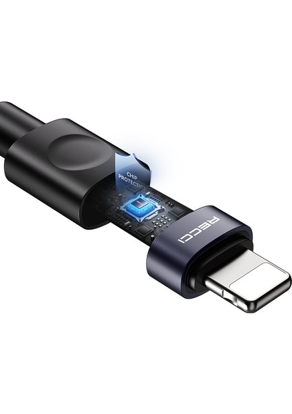 RS50CL Type-C To Lightning Pd Hızlı Şarj Özellikli Data ve Şarj Kablosu 30W 1m Siyah fırsatları