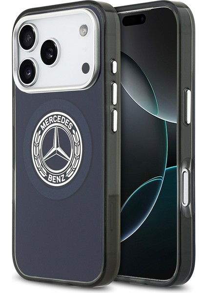 iPhone 17 Pro Max Kılıf Mercedes Benz Lisanslı M-Safeli Çift Katman Pc Nostaljik Yıldız Kapak Lacive