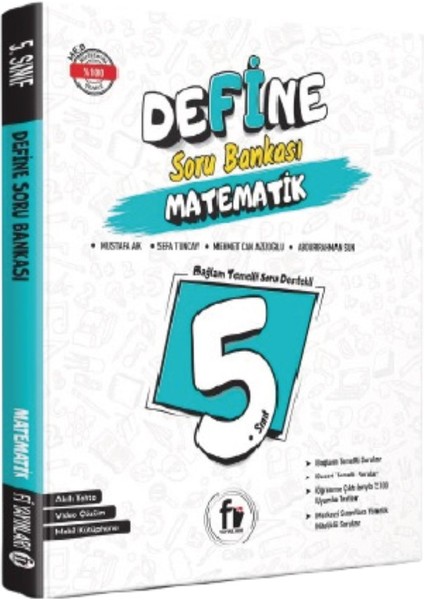 Define 5.sınıf Matematik Soru Bankası (Güncel)