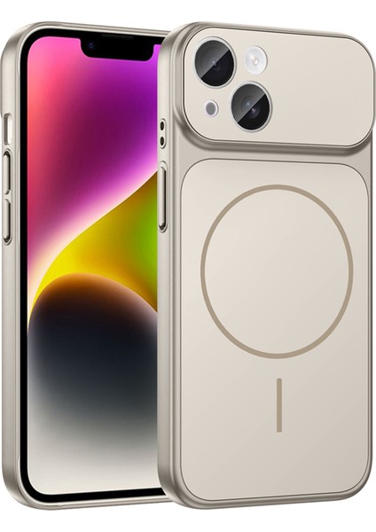 Apple iPhone 15 Uyumlu 17 Pro Max Görünümlü Magsafe Sarj Destekli Kılıf