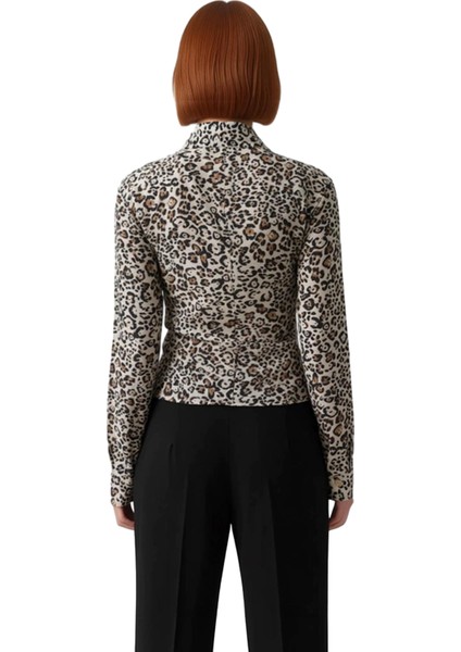 Kadın Leopar Desenli Vual Gömlek Fonksiyonel Dayanıklı Kaliteli Konforlu Estetik Premium Şık indirimleri