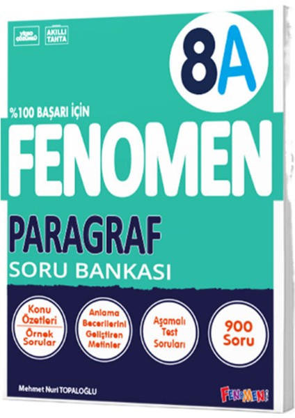 8.sınıf Paragraf A Soru Bankası (Güncel) modelleri