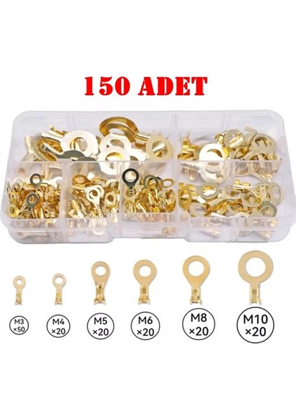 MR-274E-1 Kutulu Halka Kablo Terminali Seti 150 Parça