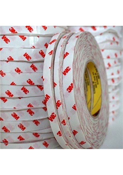 3m Ince Çift Taraflı Pet Şeffaf Bant 4mm x 50 Metre