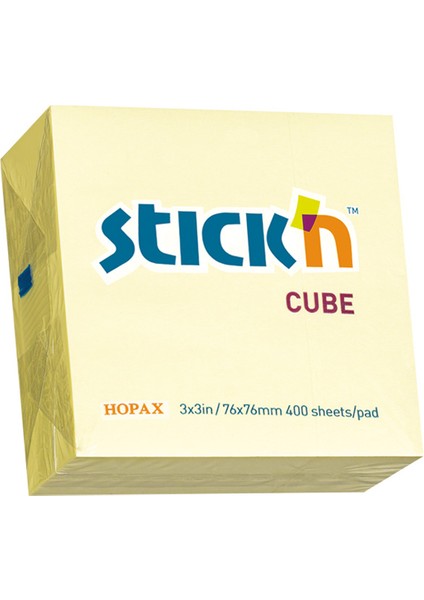 Hopax Stıckn Yapışkanlı Not Kağıdı 400 Yp 76X76 Sarı 21072 fiyatları
