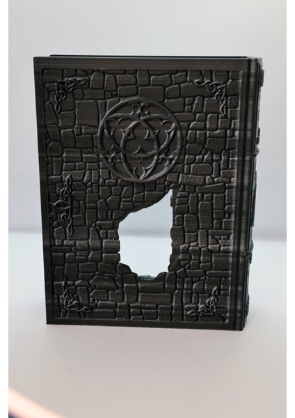 📖 Arcane Tome | Kabartmalı Kadim Kitap – Orta Çağ Tarzı Gotik Peri Ledli Kütüphane Dekoru fiyatları