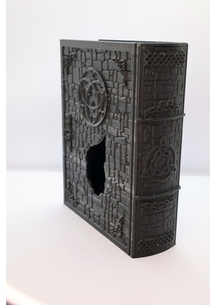 📖 Arcane Tome | Kabartmalı Kadim Kitap – Orta Çağ Tarzı Gotik Peri Ledli Kütüphane Dekoru fırsatları