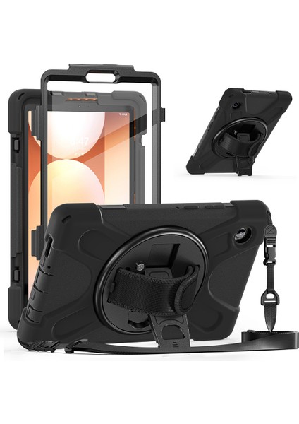 Samsung Galaxy Tab A11 Plus Uyumlu Tank Military Defender Askılı Zırh Kılıf