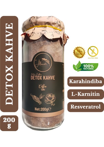 Karahindiba ve L-Karnitin Içeren Diyet Form Detoks Kahve - Detox Coffee 200 G