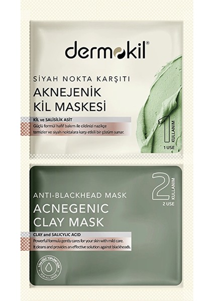 Dermokil Siyah Nokta ve Pürüz Karşıtı Maske 15 ml