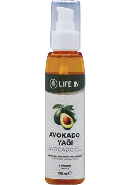 Life In Avokado Yağı 125 ml