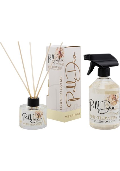 Beyaz Çiçekler Bambu Çubuklu Ortam Ev Oda Salon Koku Kokusu ve Oda Parfümü 120 ml indirimleri