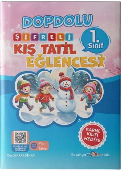 1. Sınıf Dopdolu Şifreli Kış Tatil Eğlencesi Kitabı