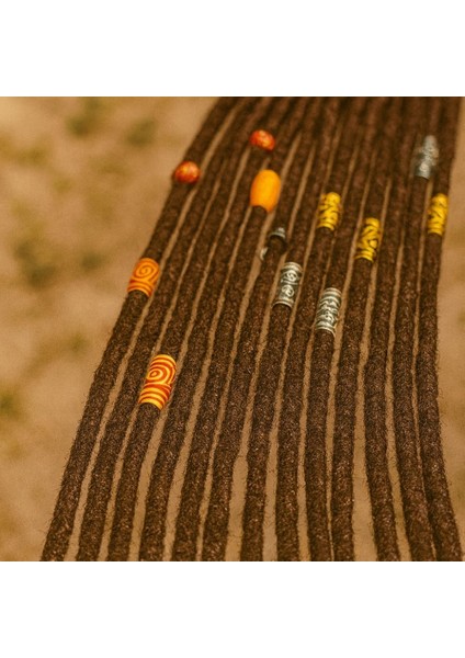 Koyu Kahve Rasta Örgü Toka-Adet Rasta-Rasta-Doğal Renk Rasta-Bohem Tarz Saç Modeli modelleri