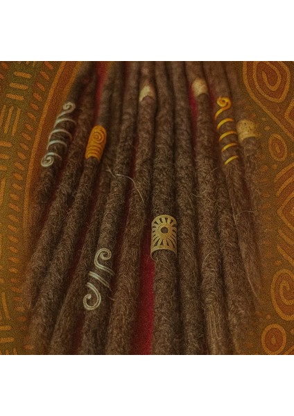 Koyu Kahve Rasta Örgü Toka-Adet Rasta-Rasta-Doğal Renk Rasta-Bohem Tarz Saç Modeli fırsatları