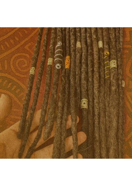 Koyu Kahve Rasta Örgü Toka-Adet Rasta-Rasta-Doğal Renk Rasta-Bohem Tarz Saç Modeli indirimleri